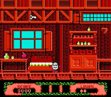 Fantastic Adventures of Dizzy, The (USA) (Aladdin Compact Cartridge) (Unl) screen shot game playing